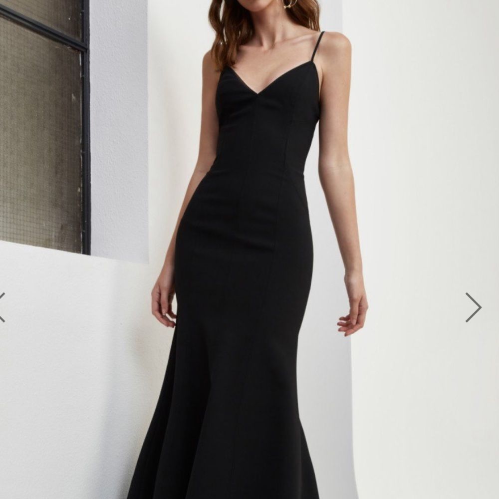 NWT C/MEO black mermaid dress size XS - Picture 7 of 8